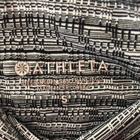 Athleta High Rise Jacquard Chaturanga 7/8 Tights Quail size S - Picture 10 of 10